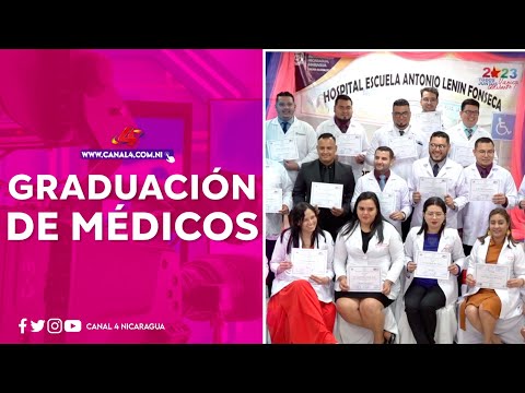 Graduación de médicos de base de especialidades quirúrgicas del Hospital Antonio Lenin Fonseca