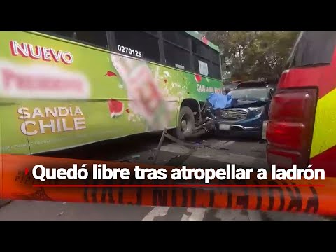 ¡SALIÓ LIBRE! | Conductor que atr0p3lló a ladrón quedó fuera y sin cargos por haberse defendido