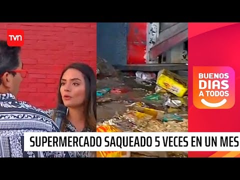 Supermercado en La Granja ha sido saqueado cinco veces | BDAT