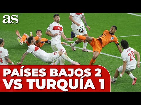 RESUMEN PAÍSES BAJOS 2- TURQUÍA 1 EUROCOPA 2024 GOLES NARRACIÓN de CARRUSEL DEPORTIVO