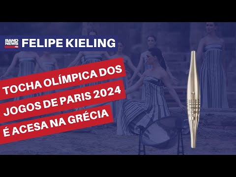 Tocha Olímpica dos Jogos de Paris 2024 é acesa na Grécia | Felipe Kieling