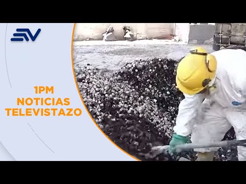 21,5 toneladas de droga están en proceso de encapsulamiento en Quito | Televistazo | Ecuavisa