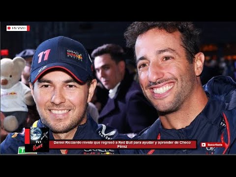 Daniel Ricciardo revela que regresó a Red Bull para ayudar y aprender de Checo Pérez