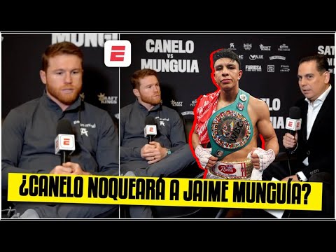 CANELO ÁLVAREZ presiente mucha acción vs JAIME MUNGUÍA, pero cree que lo acabará rápido | ESPN Boxeo