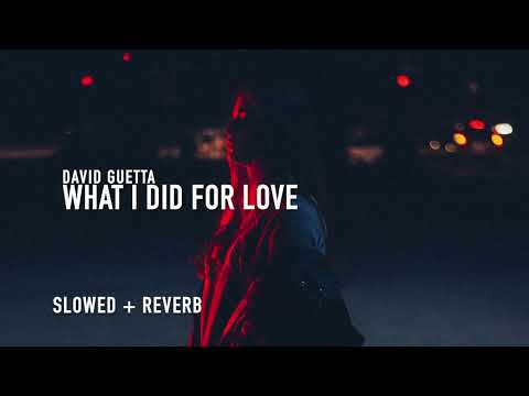 David Guetta - What I Did For Love (slowed + reverb)