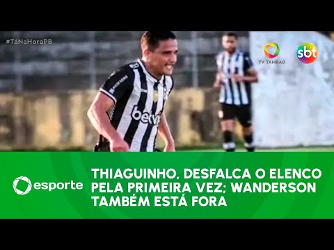 Thiaguinho, desfalca o elenco pela primeira vez; Wanderson também está fora - Tá na Hora