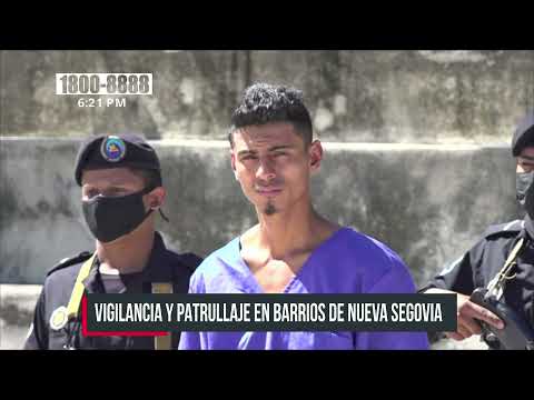 Policía Nacional de Nueva Segovia presenta a 10 personas capturadas por delitos - Nicaragua