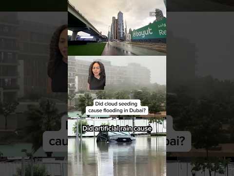 Did cloud seeding cause flooding in Dubai?
