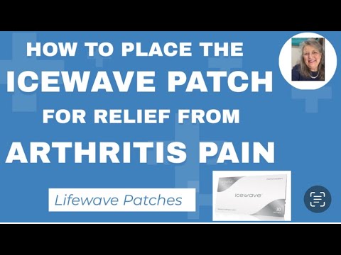 How to Place the Lifewave Icewave Patch for Rapid Pain  Relief from Arthritis and an x39 testimonial