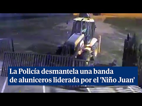 La Policía desmantela una banda de aluniceros liderada por el 'Niño Juan'