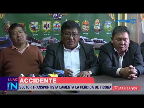 Confederación Nacional de Choferes de Bolivia lamenta la pérdida del viceministro Ticona