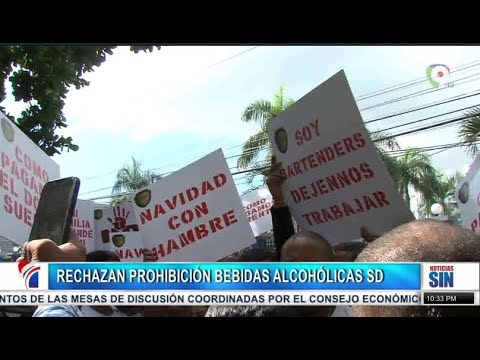 Protestan para rechazar resolución que prohíbe venta de alcohol/Emisión Estelar SIN