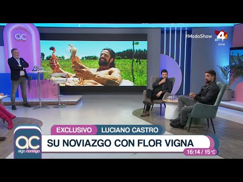 Algo Contigo - Luciano Castro reveló un dato clave sobre su noviazgo con Flor Vigna