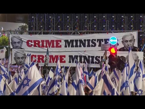 Israelis rally for 33rd week of protests against judicial overhaul