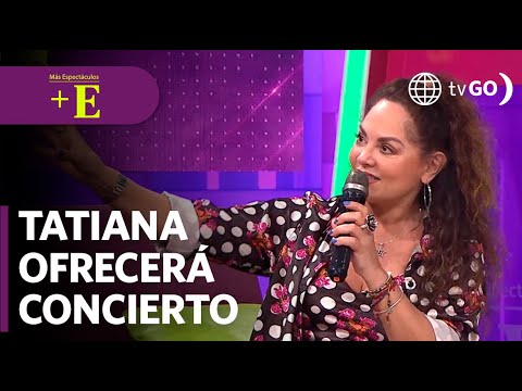 Tatiana presentará romántico concierto y cuenta detalles | Más Espectáculos (HOY)