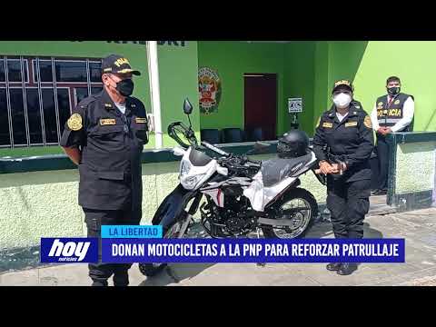Ascope: Donan motocicletas a la PNP para reforzar patrullaje