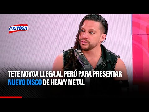 Tete Novoa llega al Perú para presentar nuevo disco de Heavy Metal