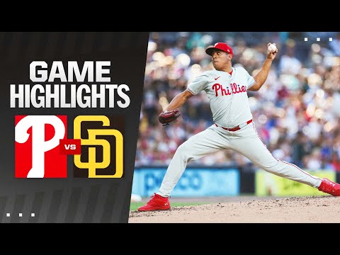 Phillies vs. Padres Game Highlights (4/27/24) | MLB Highlights