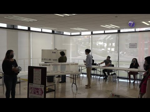 INE SLP realizó simulacro de votación.