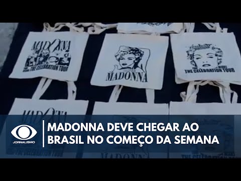 Madonna deve chegar ao Brasil no começo da semana