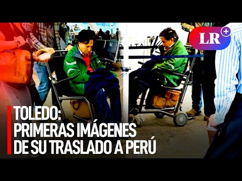 Alejandro Toledo: las primeras imágenes de su trasladado a Perú desde EE. UU. | #LR
