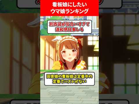 看板娘にしたいウマ娘ランキング #ウマ娘プリティーダービー