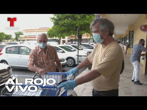 Carritos de supermercados podrían portar el Covid-19 | Al Rojo Vivo | Telemundo
