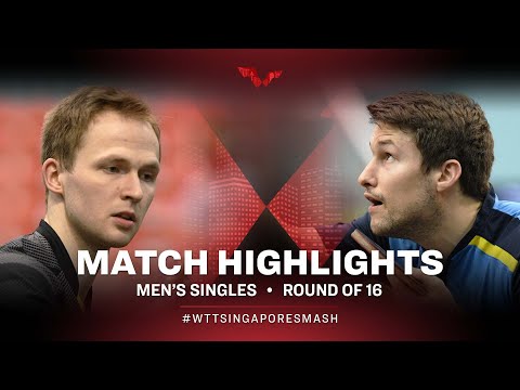 Table Tennis 🥍 Benedikt Duda vs Kristian Karlsson | MS | Singapore Smash 2022 (R16)