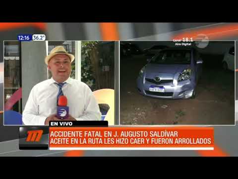 Accidente fatal en J  Augusto Saldívar