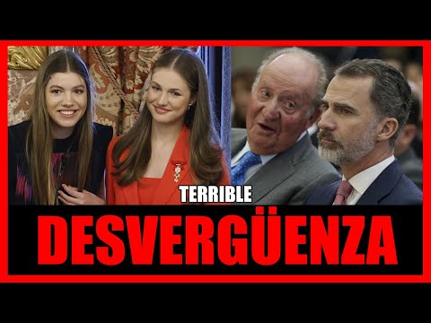 TERRIBLE DESVERGÜENZA FINAL DE LEONOR Y SOFIA CONTRA FELIPE VI Y JUAN CARLOS I