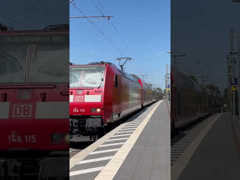Br 146 115 (#signalforhelp) mit einem RE 70 in Pinneberg #zug #train #br146 #dostos #regional