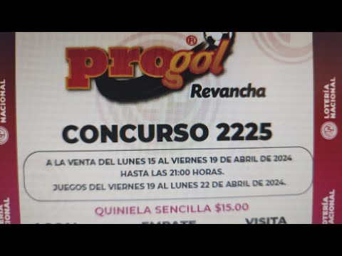 progol 2225 solo fútbol solo para enamorados del juego del hombre