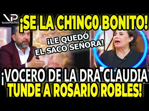 ¡ARTURO AVILA DESBARATA EN VIVO A ROSARIO ROBLES! - VECINO POLITICO