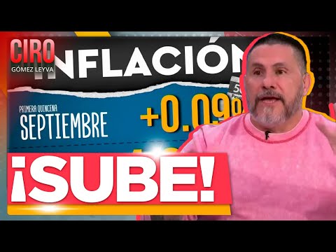 Inflación sube durante la primera quincena de septiembre: INEGI | Ciro Gómez Leyva