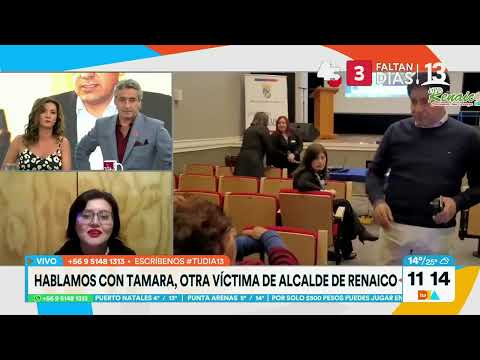 Hablamos con Tamara otra víctima del alcalde de Renaico | Tu Día | Canal 13