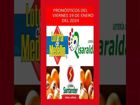 ¿qué Números Recomienda La Lotería De Medellín Para Santander Y Risaralda? para hoy 19 de enero 2024