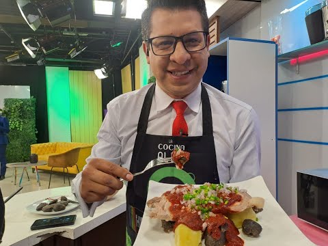 Jhonn Guzmán nos dio lo mejor del sazón potosino preparando un exquisito Chajchu