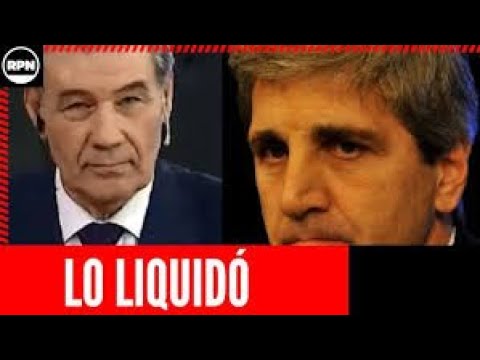 Víctor Hugo Morales EXPLOTÓ contra Caputo y le llenó la cara de dedos: Sos un...