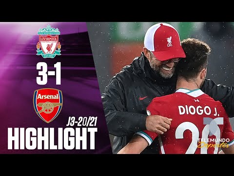 Highlight & Goals | Liverpool vs. Arsenal: 3-1 | Telemundo Deportes