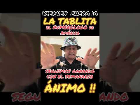 EXTRA LOTERÍA VIERNES 10 ENERO DIOS BENDIGA NUESTRA PATRIA VENEZUELA ÁNIMO Y ALEGRIA