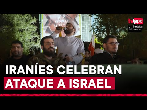 Irán-Israel: iraníes celebran ataque, mientras que israelíes no se muestran asustados
