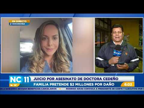 Familia de doctora Cedeño pretende 2 millones de dólares por daño moral