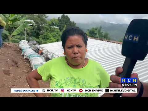 Seis vivendas se han visto afectadas por las fuertes lluvias en Las Uvas del Rosario en Comayagua