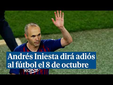 Andrés Iniesta se retira del fútbol a los 40 años