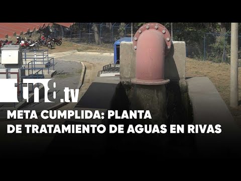 Moderna planta de tratamiento de aguas residuales en Rivas