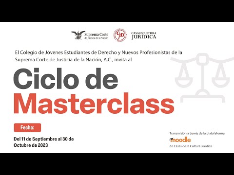 Ciclo de Masterclass. 25 de octubre de 2023