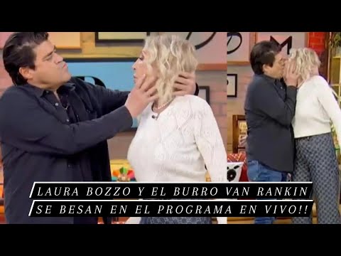 Laura Bozzo y ‘El Burro’ Van Rankin se besan en programa en vivo || #lcdlf2