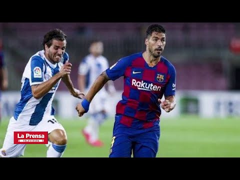 Deportes: Luis Suárez le da vida al Barça y envía al Espanyol a Segunda División