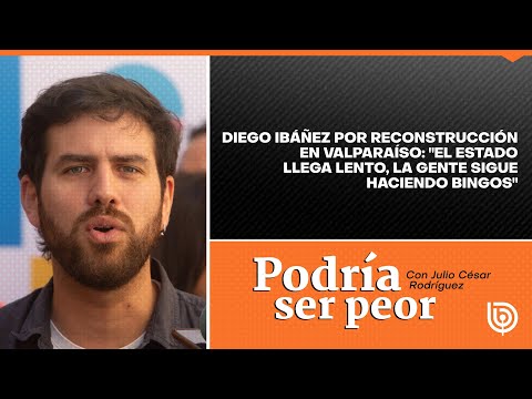 Diego Ibáñez por reconstrucción: El Estado llega lento, la gente sigue haciendo bingos