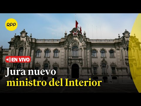 Dina Boluarte toma juramento a nuevo ministro del Interior | En vivo